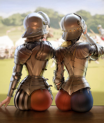 Elisa and Evelyn | Jousting