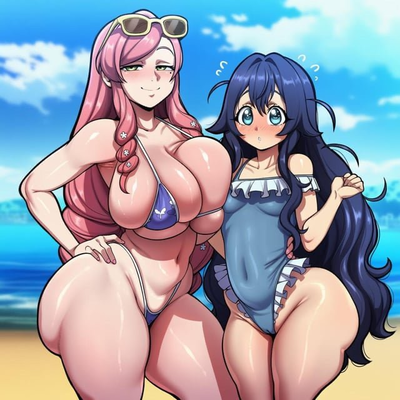 Hahari hanazono And Shizuka Yoshimoto