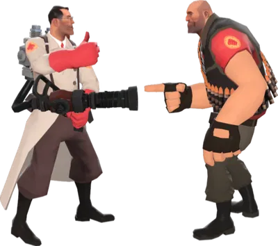Medic and Heavy (TF2)