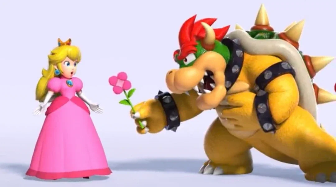 Peach and bowser
