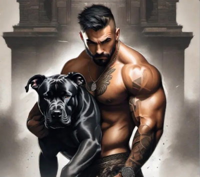 Pedro y perro 