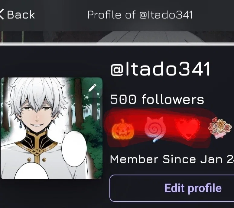 500 Followers.