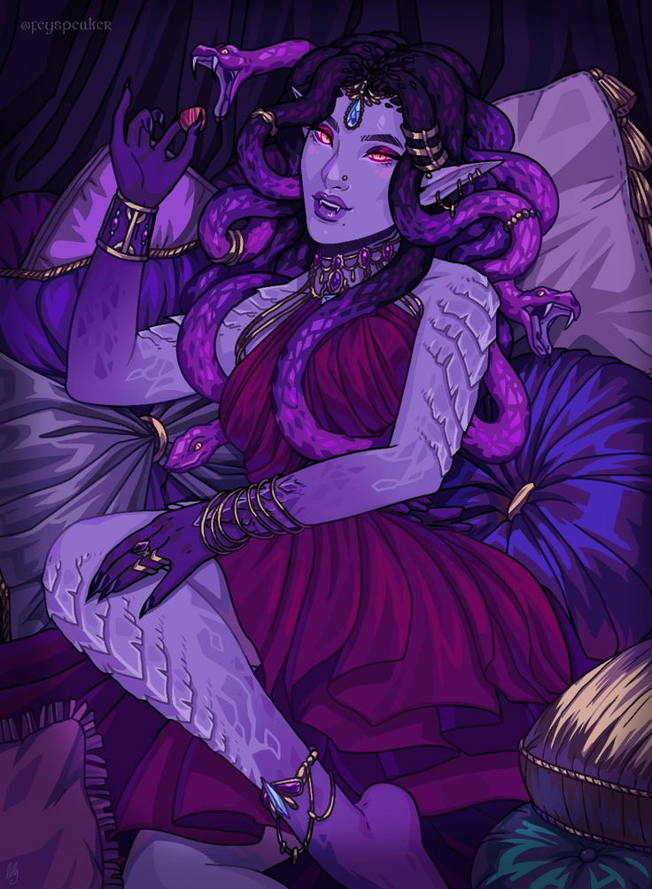 The Gorgon |  Her pet (WLW)