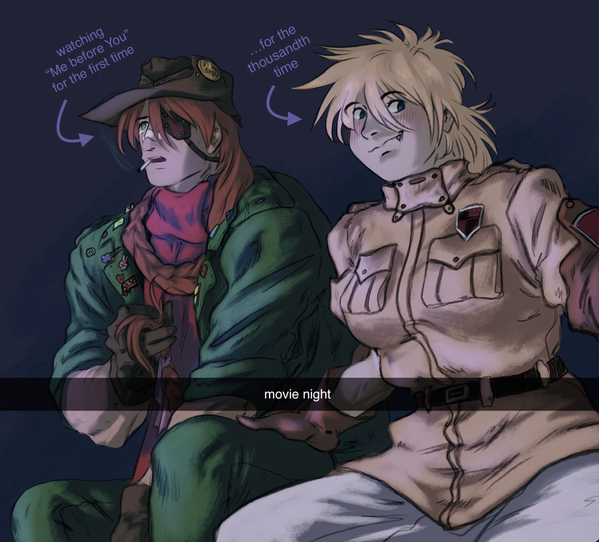 Pip Bernadotte and Seras Victoria 