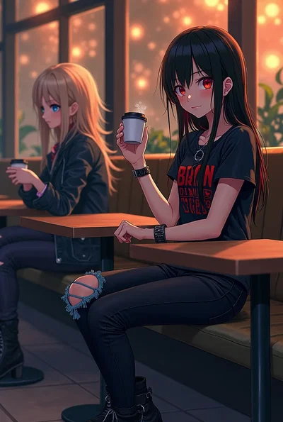 Lonely punk girl spotted...