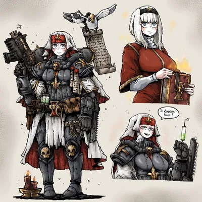 Corsiarre Briare (The Devout Hospitaller of the Sororitas)