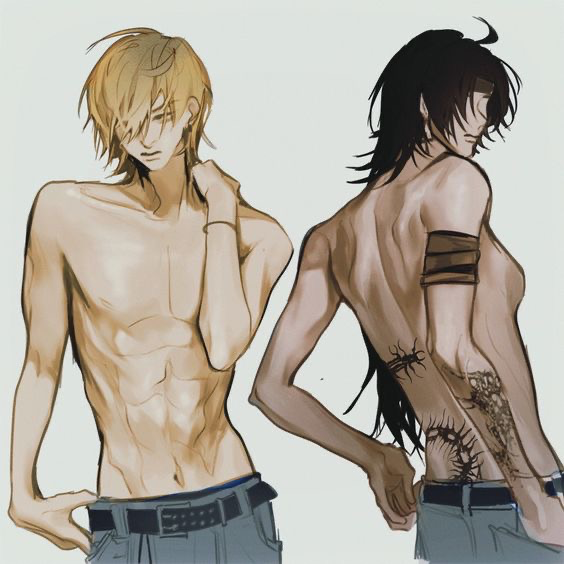 ~|💛🖤|Two touchy guys|