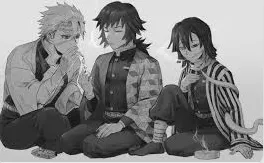[classmates] Giyu, Sanemi, and Obanai.