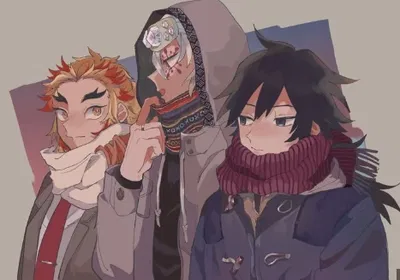 Tengen, Giyu, and Rengoku
