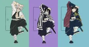Giyu, Obanai, and Sanemi