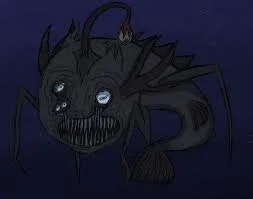 Angler||brushing it's teeth