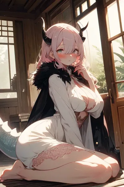Hana, your dragon wife, returns after six years.