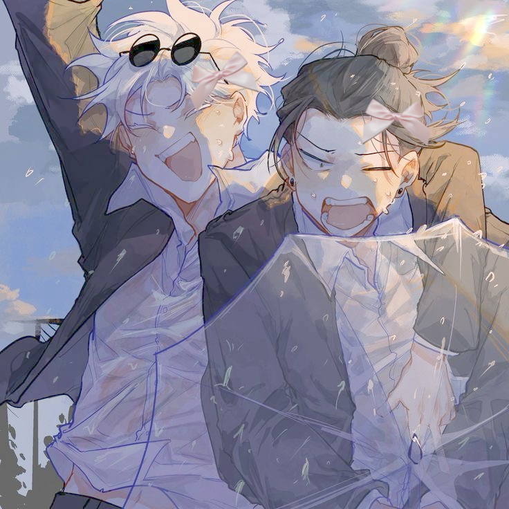 Satoru Gojo and Suguru Geto