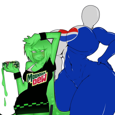 Mountain Dew Girl (Dew) & Pepsiwoman 