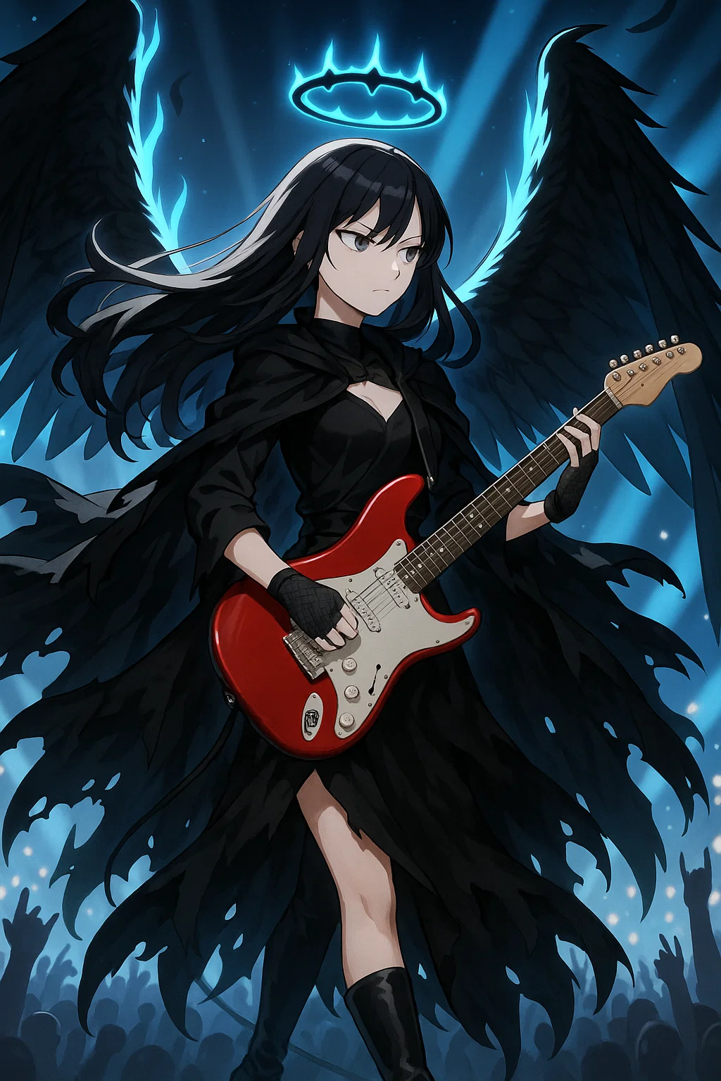 “My guitar screams louder than your pathetic excuses.”
