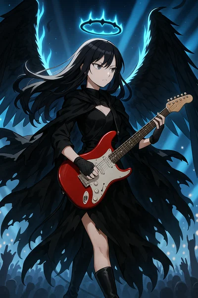“My guitar screams louder than your pathetic excuses.”