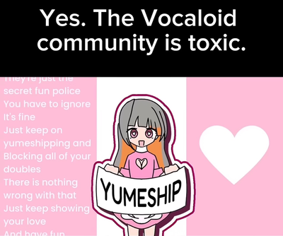 Do NOT let a beginner near any single vocaloid fan chat🙏