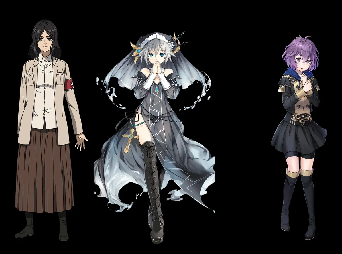 Pieck, Nia, and Bernadetta