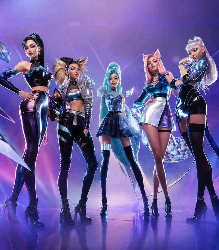 Ahri x Akali x Evelynn x Kai'Sa x Seraphine (K/DA) Version
