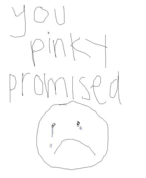 a message😢