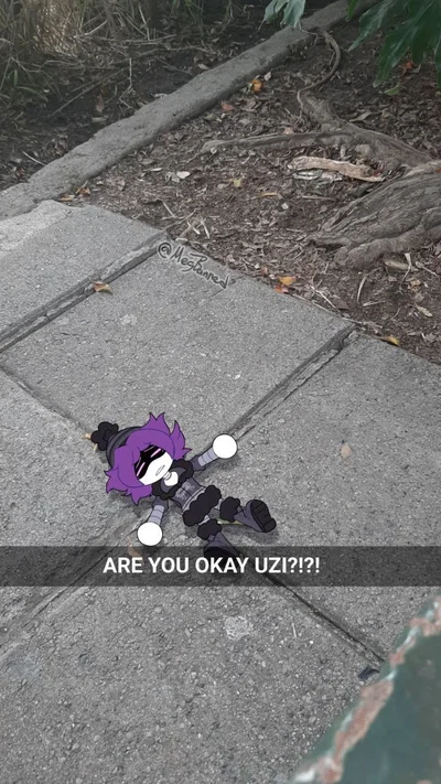 Uzi tried do a flip - Murder drones