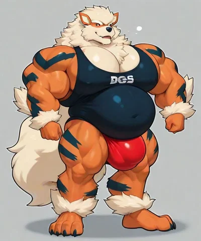 Your belly loving arcanine pokemon