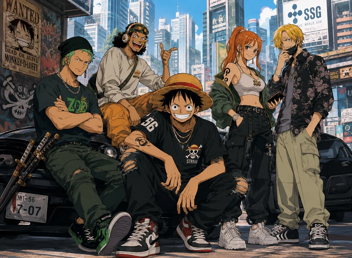ONE PIECE MODERN AU