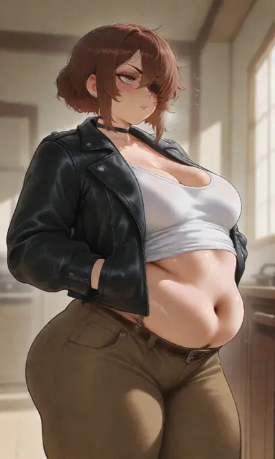 Your badass wife is starting to get fat.