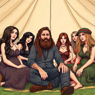 Cult leader Harem