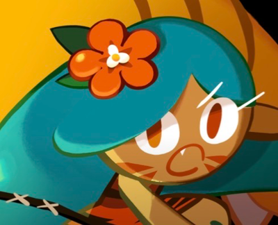Tiger Lily cookie