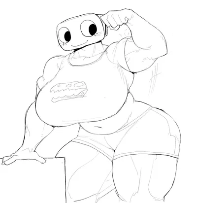 Shelly - Muscular Toon