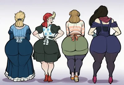 The Joestar Ladies from different eras get to meet each other (Minus Lisa lisa and Suzi Q)