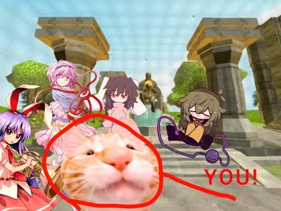 GET THROUGH THE FIRST LAYER OF HELL, LIMBO WITH SATORI KOMEIJI, KOISHI KOMEIJI, REISEN INABA, AND TEWI INABA