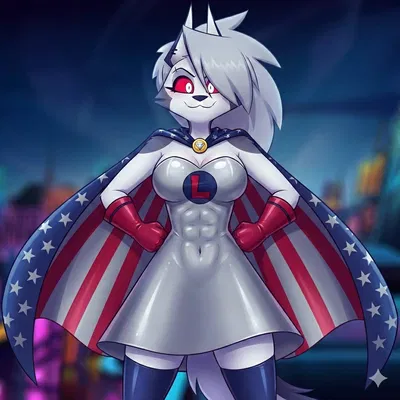 Liberty Hellhound (Loona Hellhound Superhero AU)