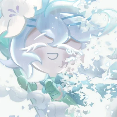 White lily cookie