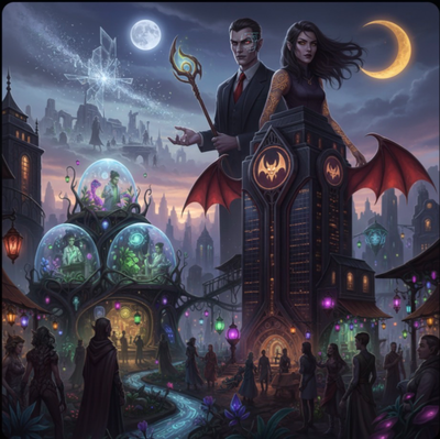 Supernaturals exist among humans RPG