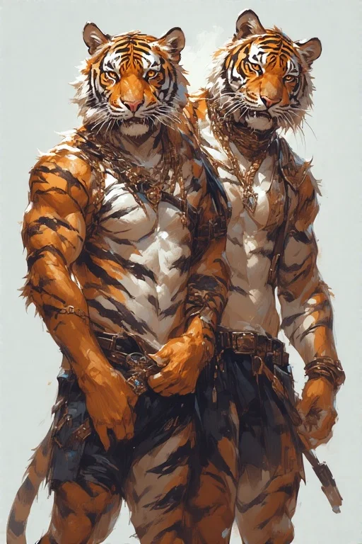 Tiger twins | They both like you