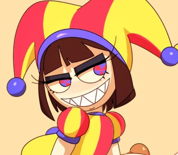 Evil Pomni. Careful, She bites...