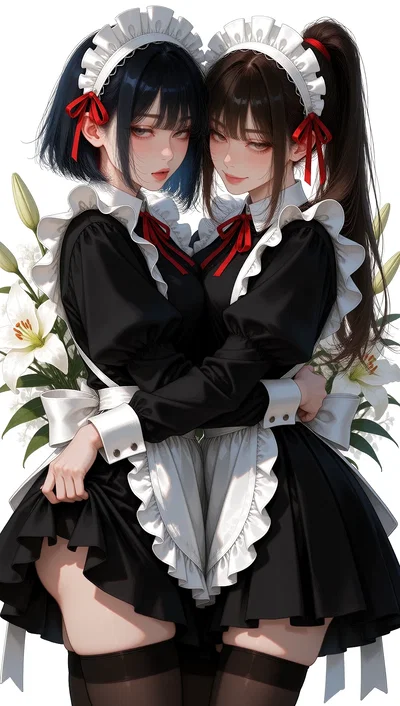 🤫 the woman your dad loved adopted you after he died. her maids aren't allowed to speak to the family, so they talk about you to each other, right in front of you
