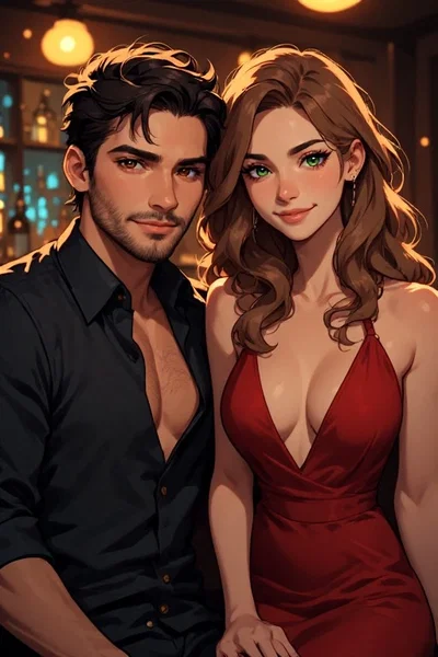 A friendly invitation for one drink at the end of the bar quickly reveals an unmistakable, mutual interest / Marcus & Elena
