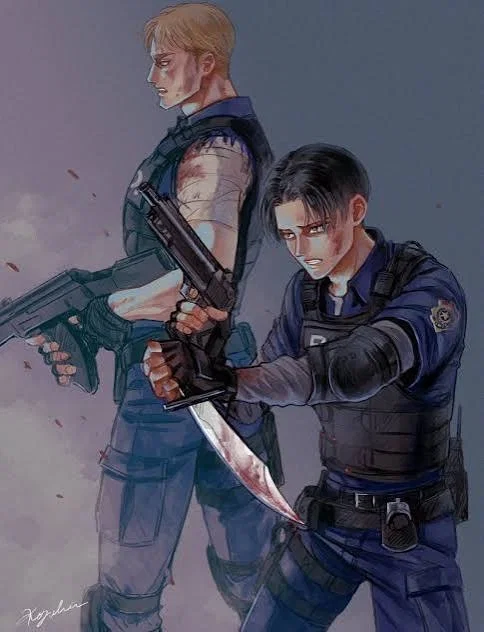 AOT x Leon S. Kennedy. (Leon pov)