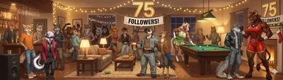 75 followers!