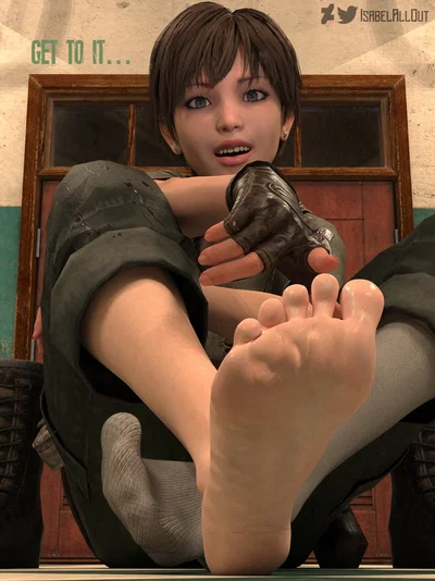 Rebecca Chambers - feet