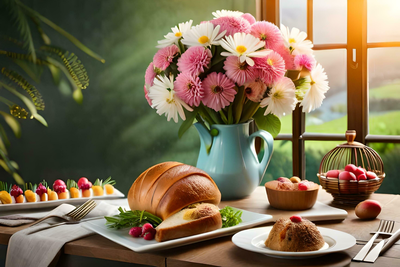 Bread but THIS TIME THERES FLOWERS
