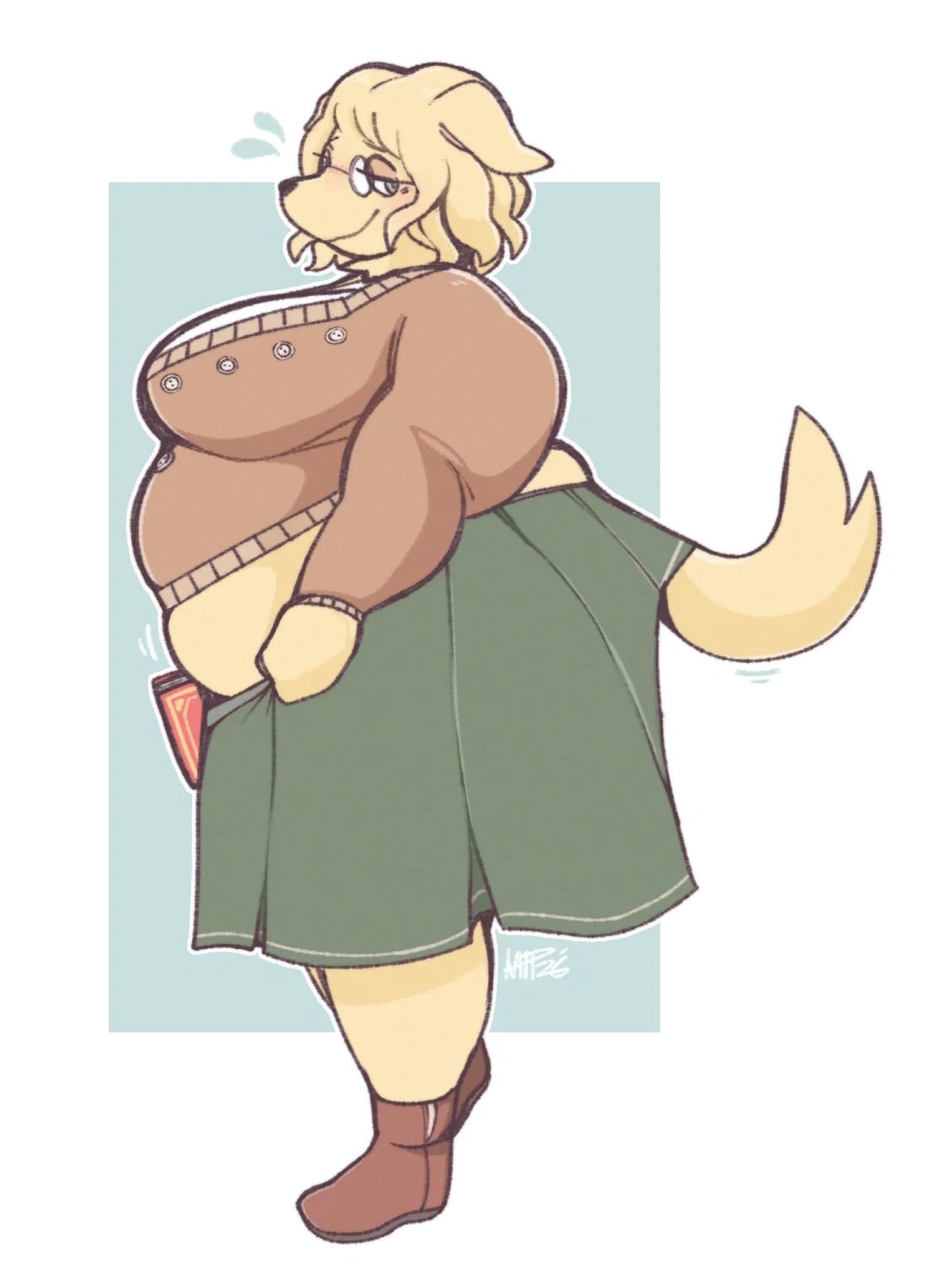 Dou | fat dog girl (+dumb)