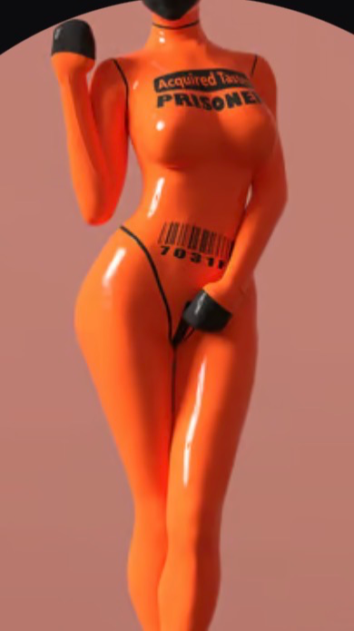 Latex Prisoner Suit