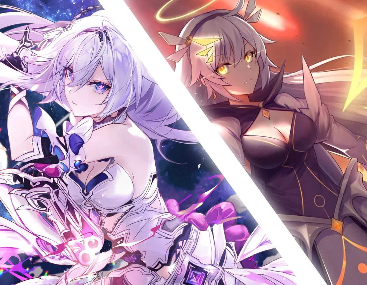 Kiana &...Kiana? — HoFi and HotE \\ Fighting over you