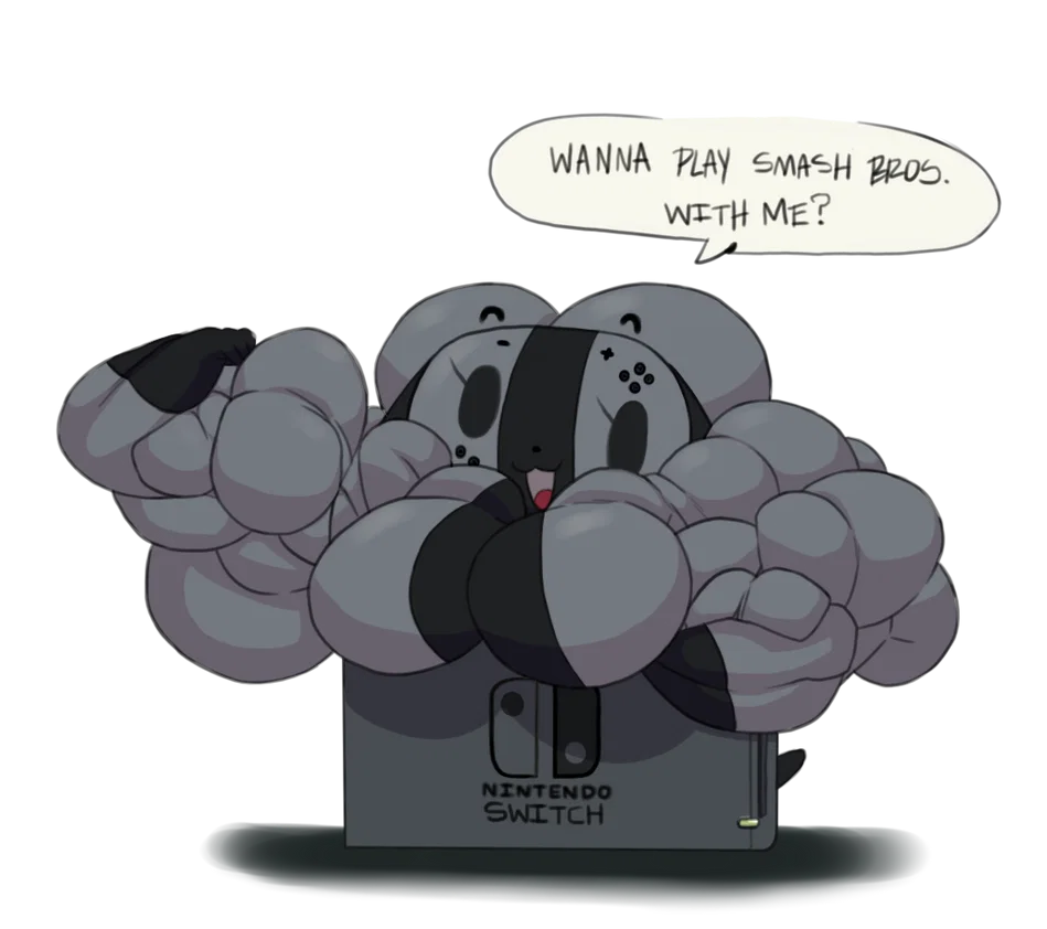 Muscled up Switch Dog