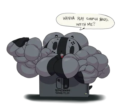 Muscled up Switch Dog
