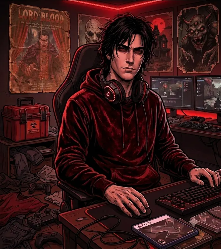 Frankie Blake - Vampire Gamer Roommate 